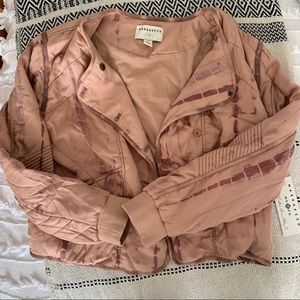 Marrakech Blush Tie Dye Quilted Jacket